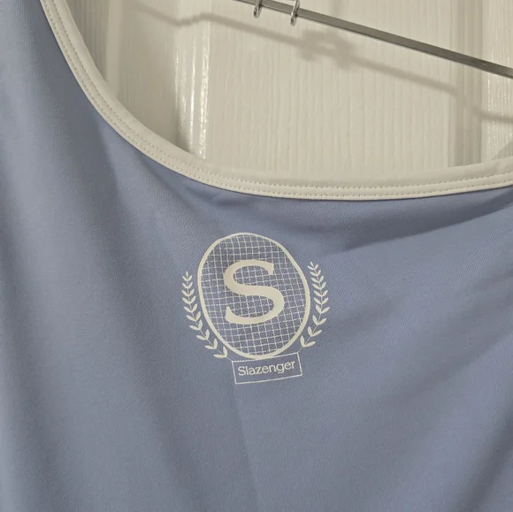 Slazenger Blue Obe Shoulder Mini Tennis Dress Size 4 - Picture 7 of 11